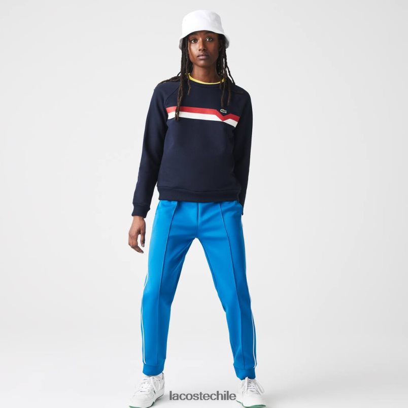 Lacoste mujer suéter de algodón orgánico con bloques de color hecho en ...